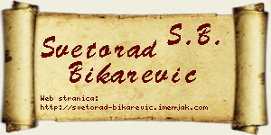 Svetorad Bikarević vizit kartica